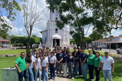 La agrupación estudiantil DOBRO STG UTP del Centro Regional de Veraguas llevó a cabo un conversatorio estudiantil titulado "La importancia de preservar el ambiente" en el Parque Municipal de Atalaya, el 28 de junio.