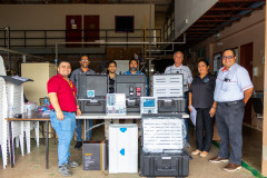 El Centro Regional de Veraguas recibió nuevos equipos para la Facultad de Ingeniería Eléctrica (FIE), el 23 de julio.