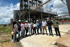 Estudiantes de II Año de la Licenciatura en Ingeniería Industrial del Centro Regional de Veraguas, realizaron una gira académica a CALVISA, el 6 de junio.