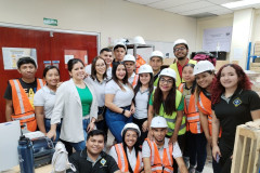 Estudiantes de III Año de la Licenciatura en Logística y Transporte Multimodal del Centro Regional de Veraguas realizaron una gira académica al Laboratorio de Logística del Campus Central, el 28 de junio.