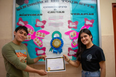 El Centro Regional de Veraguas obtuvo el primer lugar en el concurso de murales en conmemoración del Día Mundial de Concienciación sobre el Síndrome de Tourette, premiación realizada el viernes 27 de junio.