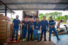 El Centro Regional de Veraguas recibió 10 pantallas interactivas Huawei para la ejecución del Proyecto Desarrollo del Hub de Formación para la Transformación Digital, el 3 de julio.