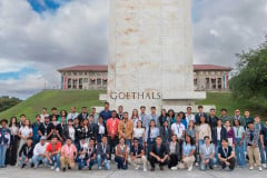 Victor Madrid, estudiante del Centro Regional de Veraguas, es uno de los 61 jóvenes participantes del programa de Ayudantes Estudiantiles del Canal de Panamá 2025. Créditos: Autoridad del Canal de Panamá.