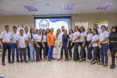 Estudiantes de IV Año de la Licenciatura en Logística del Centro Regional de Veraguas organizaron la conferencia "Conectado Mercados: Experiencias de Líderes en Compras Internacionales", el 22 de mayo. Créditos: Melvin Mendoza.