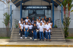 Estudiantes de Licenciatura en Logística y Transporte Multimodal del Centro Regional de Veraguas realizaron una gira académica a las instalaciones de la Autoridad Nacional de Aduanas, el 10 de mayo. Créditos: Melvin Mendoza.