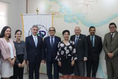 Rector de la UTP recibe visita de Embajador de Israel en Panamá.