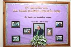 La UTP Chiriquí rinde honores al Dr. Omar O. Aizpúrua Pino con Mural y Misa de Recordación