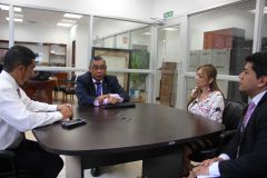 Reunión para cimentar convenio Interinstitucional sobre censos nacionales.