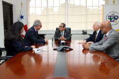 Rector, Ing. Héctor Montemayor, recibe la visita del Embajador de Italia, Marcelo Apicella.