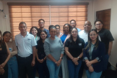 Facilitadores de la Dirección de Gestión y Transferencia del Conocimiento de la UTP ofrecieron el taller de propiedad intelectual y transferencia de resultados a investigadores del CINEMI.