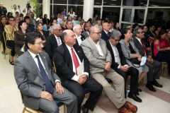 Los Embajadores Centroamericanos, durante la inauguración de la Semana de la Independencia Centroamericana.