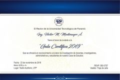 Se realizará el viernes 22 de noviembre, a las 6:00 p. m., en el Teatro Auditorio de la UTP.