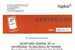 Secretaría General, fue evaluada y certificada por Applus México S.A. 