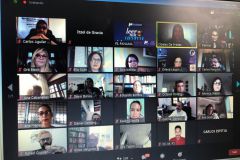 Ministro de Cultura, escritores y organizadores de la Feria internacional del libro, participaron en su Lanzamiento Oficial.