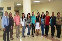 Estudiantes que representarán  al Campus Universitario Dr. Víctor Levi Sasso.