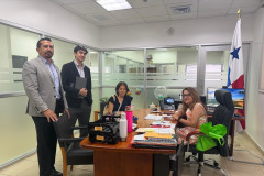 En cumplimiento de una pasantía ERASMUS KA 171 la Dra. Miriam Reyes Serrano, Catedrática de la Universidad de Valladolid, España, realizó visita de trabajo al CINEMI – UTP. 