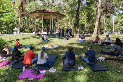 Foto grupal de la actividad en el Aljibe.