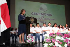 Dra. Ángela Laguna, Rectora Encargada de la UTP.