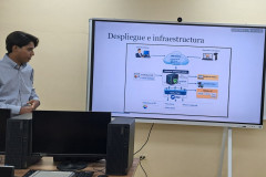 José Gutiérrez, estudiante de la Licenciatura en Ingeniería de Sistemas y Computación de la Facultad de Ingeniería de Sistemas Computacionales