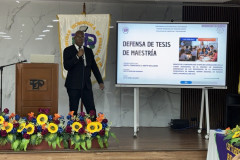 Mgtr. Francisco Smith, realia sustentación de Tesis de Maestría