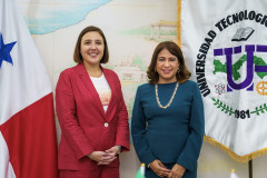 La visita de la embajadora de Italia en Panamá, S.E. Giuditta Giorgio a la UTP fue de mucho provecho.