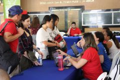 Llegada de voluntarios de la JMJ a la UTP.