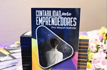 Presentan obra Contabilidad para emprendedores.