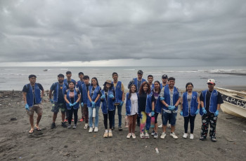 Estudiantes de la UTP Chiriquí participan en jornada de limpieza de playas en conmemoración al Día del Medio Ambiente y de los Océanos