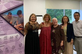 UTP fortalece lazos internacionales con la CEO de Tim Consulting, Teresa Iglesias.