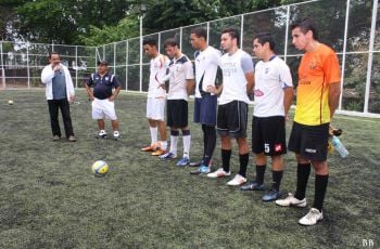 Ing. Abdiel Saavedra inaugura Liga de Fútbol Sala 2014.