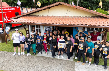 La UTP Chiriquí se une de corazón a la carrera Relevo por la Vida 2025