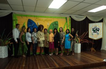 Autoridades de UTP celebrando Etnia Negra en la Sede Regional de Colón 2012