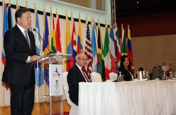 El Presidente de la República de Panamá, Juan Carlos Varela, inauguró el evento.