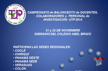 Campeonato de Baloncesto de docentes, colaboradores y personal de investigación.