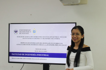 Adys Magallón, de la Licenciatura en Logística y Transporte Multimodal