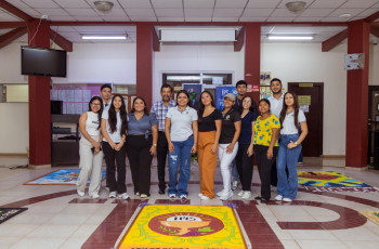 La actividad se realizó en el Lobby del Edificio Administrativo.
