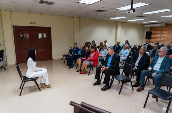 Las principales autoridades de la UTP reciben una capacitación para mejorar sus habilidades para comunicarse ante los medios de comunicación