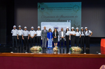 LA FCyT de la UTP impone cascos blancos a 20 estudiantes de carrera de Alimentos y Forestal