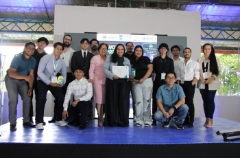 En la competencia de innovación Pitch Tank UTP 2026 participó el estudiante Gustavo Almanza, de la Licenciatura en Ingeniería de Sistemas y Computación.