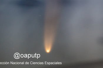 Vista del cometa a inicios de octubre 2024.