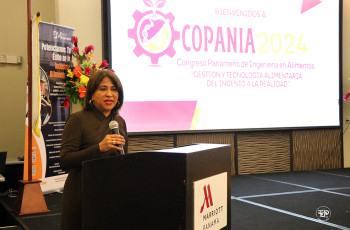 Dra. Ángela Laguna, Rectora Encargada de la UTP.