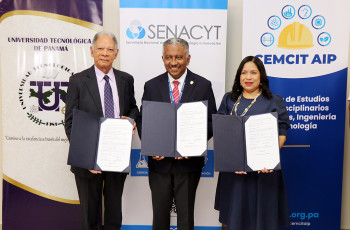 La Senacyt entregará  un millón de dólares a la UTP para programas estratégicos en materia científica. 