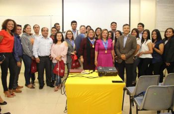 Representantes de dos universidades del Perú estuvieron de visita en la Universidad Tecnológica. de Panamá.