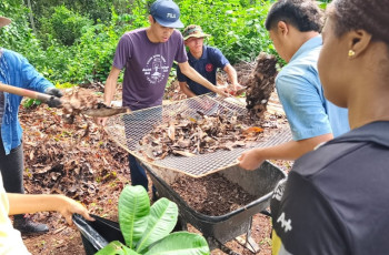 Estudiantes del curso de Ecología General participan de la Jornada Ambiental. Estudiantes del curso de Ecología General participan de la Jornada Ambiental.