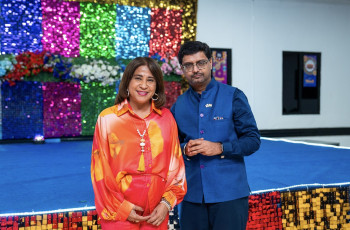 Dra. Ángela Laguna junto al Dr. Sumit Seth. Dra. Ángela Laguna junto al Dr. Sumit Seth.