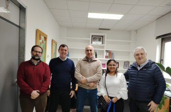 Dr. Ignacio Arranz, Dr. Francisco Arango, Dr. Carlos Galán, Mgtr. Emily Ortiz y Dr. José Suárez