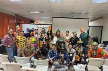 El Conjunto Folklórico de la UTP Chiriquí celebra el Mes de la Etnia Negra 