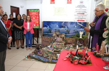 corona de adviento en la VIPE