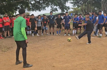 Inauguración de la Liga de Futbol Estudiantil 