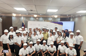 Imposición de Cascos a estudiantes de la FISC 